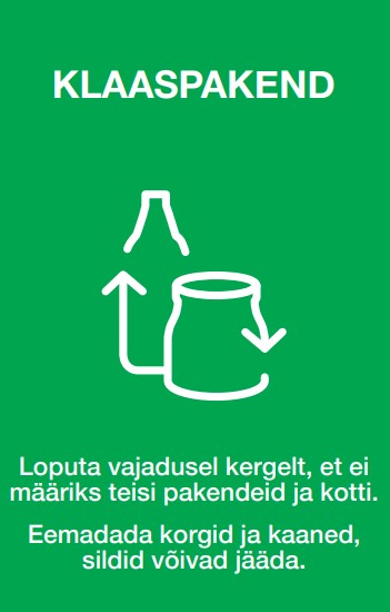 klaaspakend