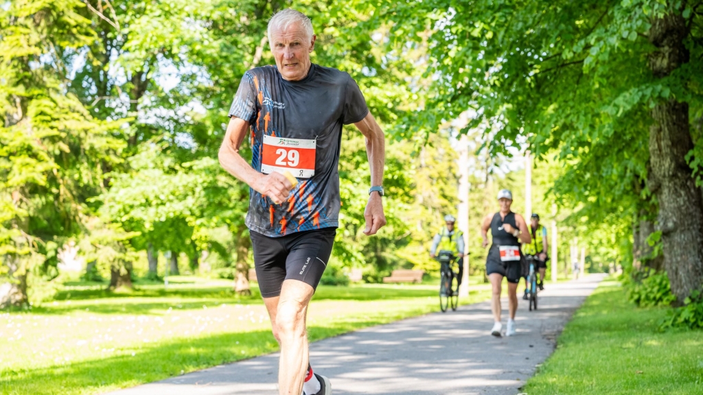 Jüri Leesmäe Võidupüha maratonil.