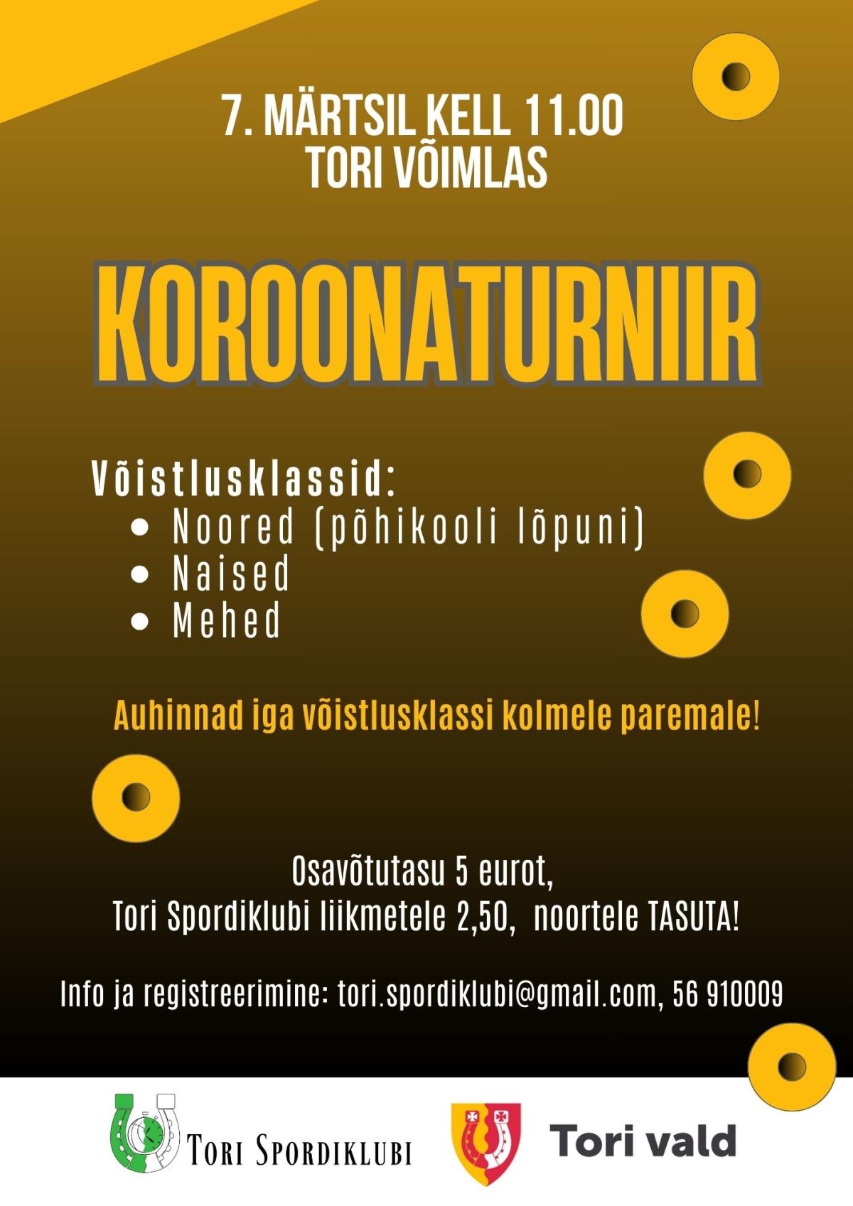 Koroonaturniiri kuulutus