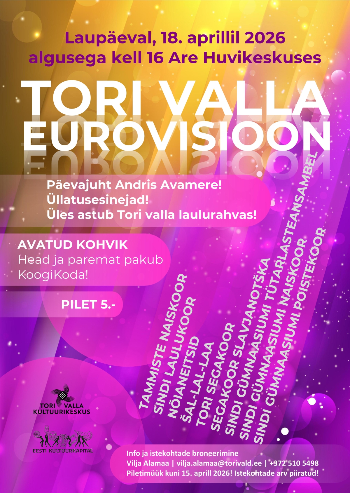 Tori valla Eurovisioon kuulutus