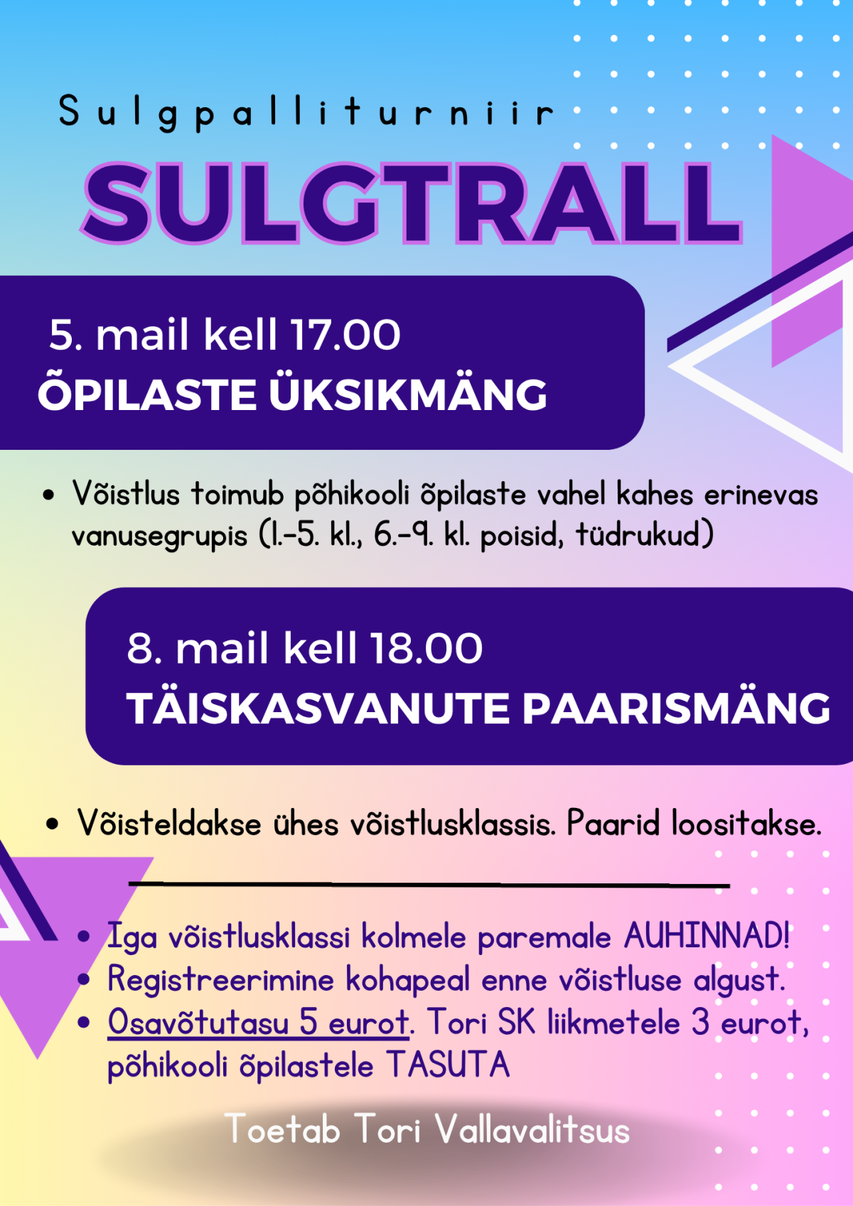 Sulgtrall kuulutus