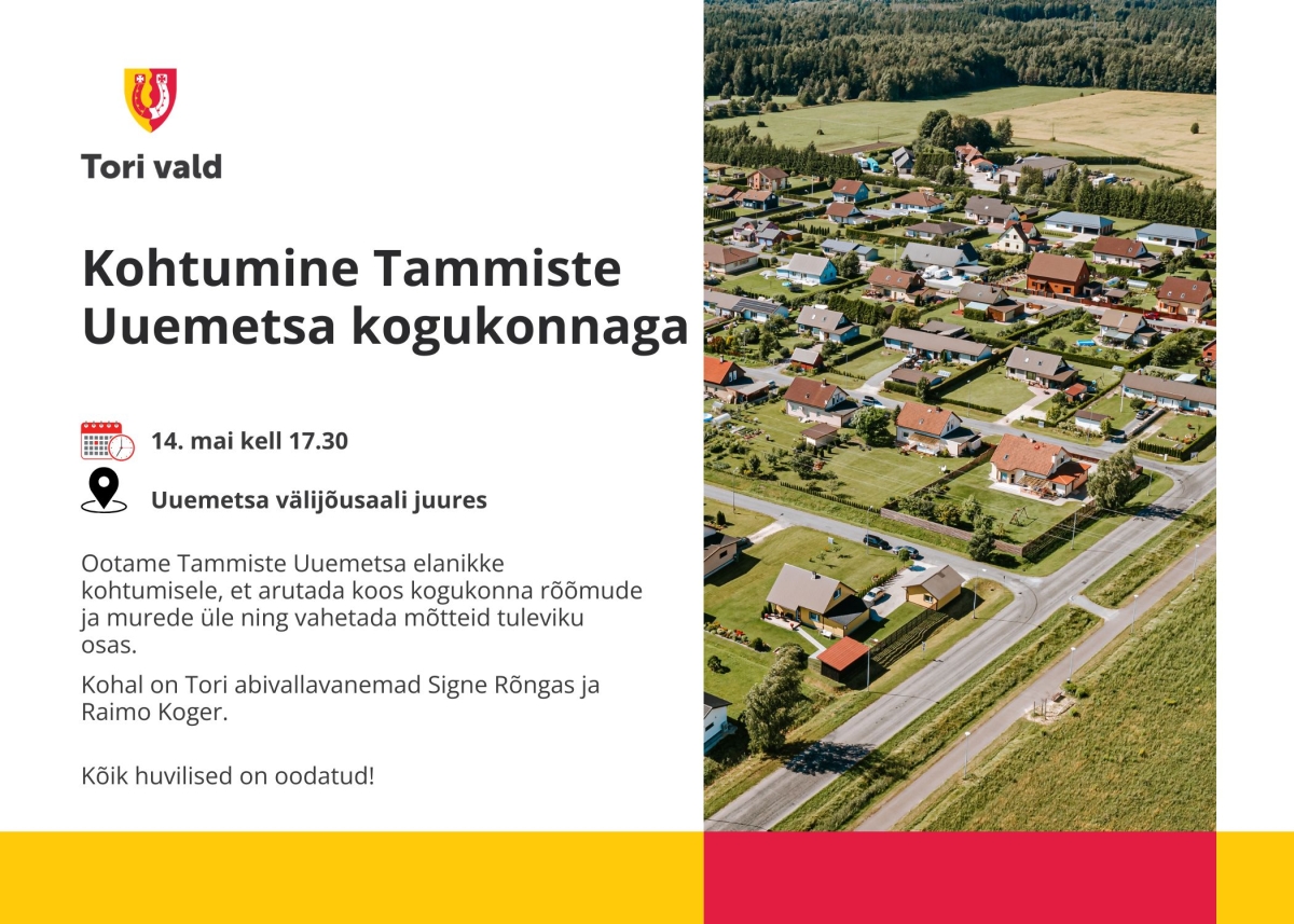 Kohtumine Tammiste Uuemetsa kogukonnaga