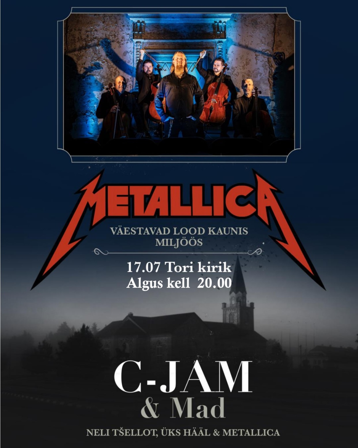 C-Jam kontserdi kuulutus