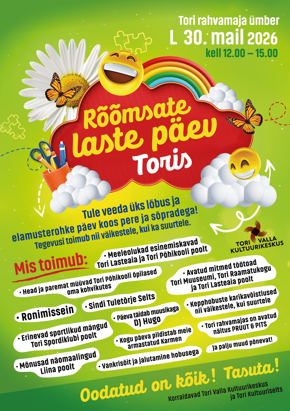 Kuulutus Tori rõõmsate laste päev